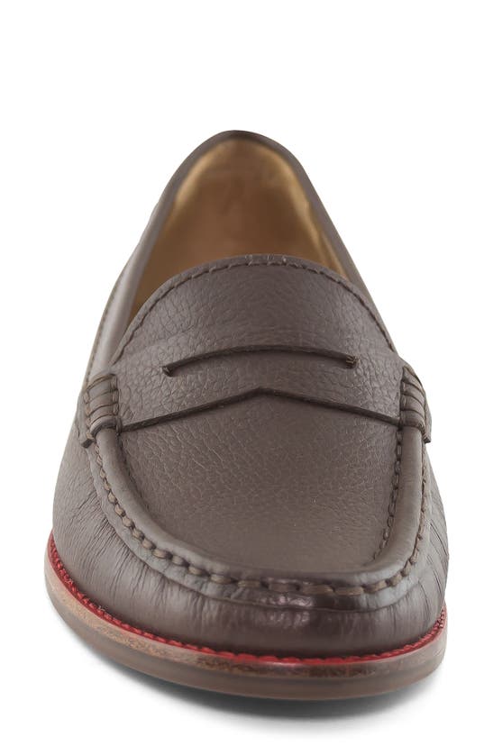 Marc Joseph New York East Village Penny Loafer In Brown Grainy