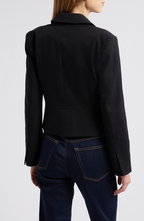 Frame Shrunken Blazer In Black