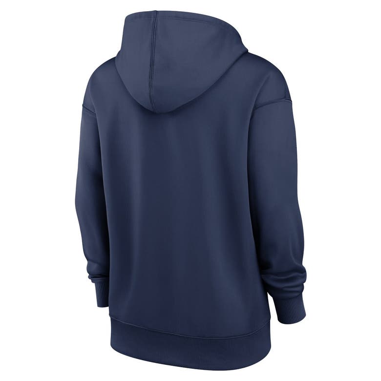 Shop Nike Navy Chicago Cubs City Connect Practice Performance Pullover Hoodie