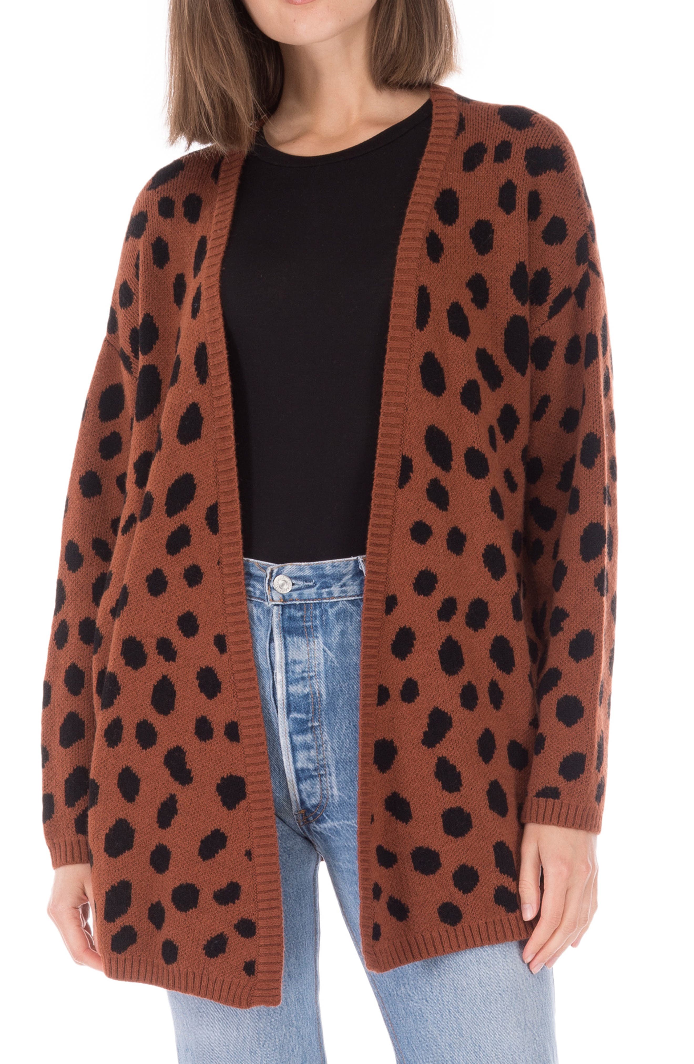 iets frans leopard cardigan