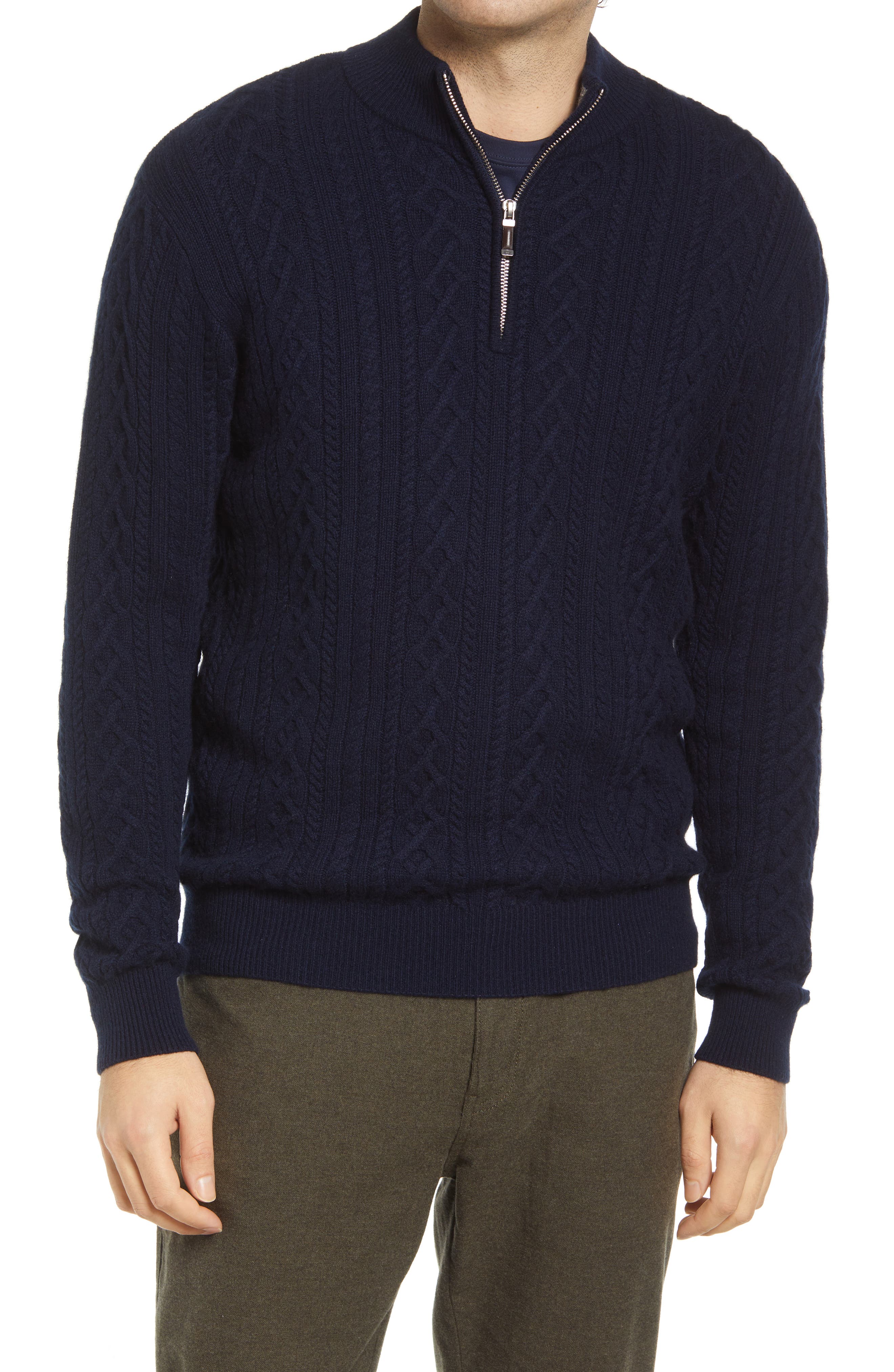 Peter Millar Men's Crown Cable Wool 