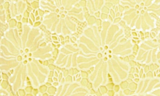 SAU LEE Rae Lace Overlay Sheath Dress in Lemon Yellow | Smart Closet SAU LEE Rae Lace Overlay Sheath Dress in Lemon Yellow | Smart Closet
