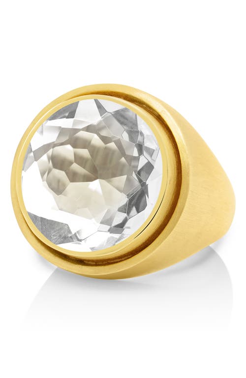 Dean Davidson Signature Quartz Ring in Crystal Quartz/Gold