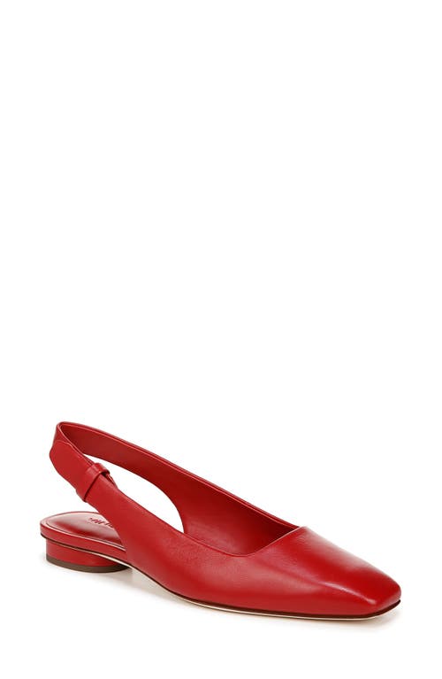 Shop Vince Vida Slingback Flat In Crimson