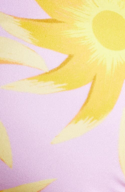 Shop Farm Rio Sunny Side Bandeau Bikini Top In Sunny Side Lilac