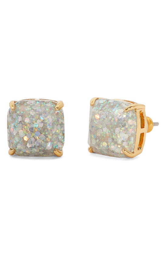 Kate Spade New York Mini Square Stud Earrings In Opal
