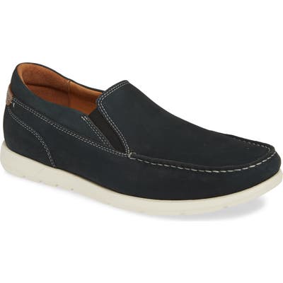 Johnston & Murphy Carlisle Moc Toe Venetian Loafer, Blue