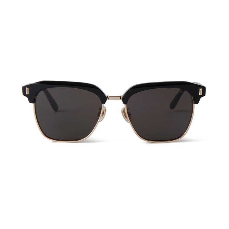 Shop Mulberry Rowan Bio Acetate Sunglasses In Black