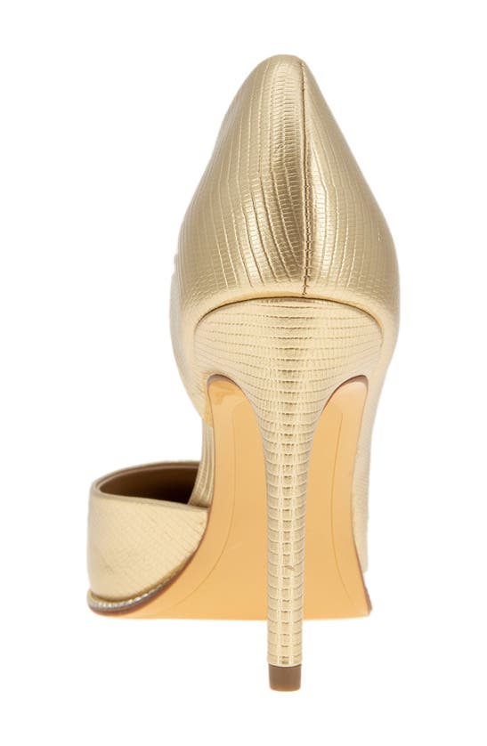 Bcbgeneration Harnoy Half D'orsay Pointed Toe Pump In Platino