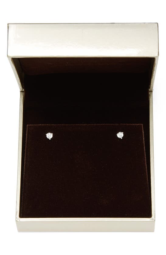 Nordstrom Cubic Zirconia Stud Earrings In Platinum