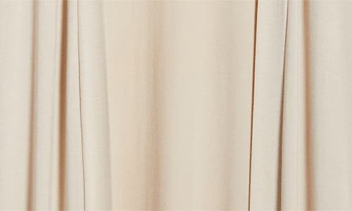 24seven Comfort Apparel Open Front Long Vest In Oatmeal