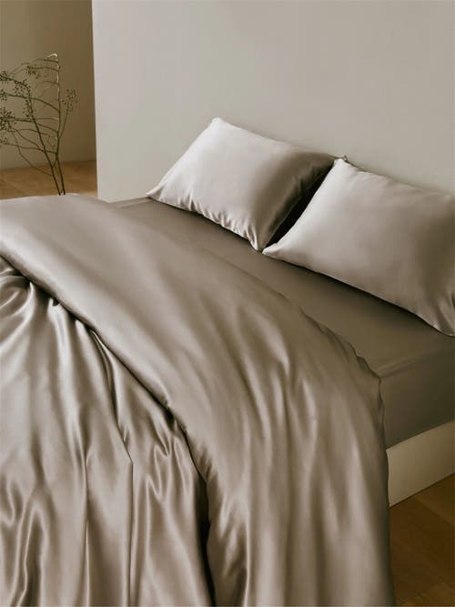 Lilysilk Pure Mulberry Silk Terse Envelope Luxury Pillowcase In Grey