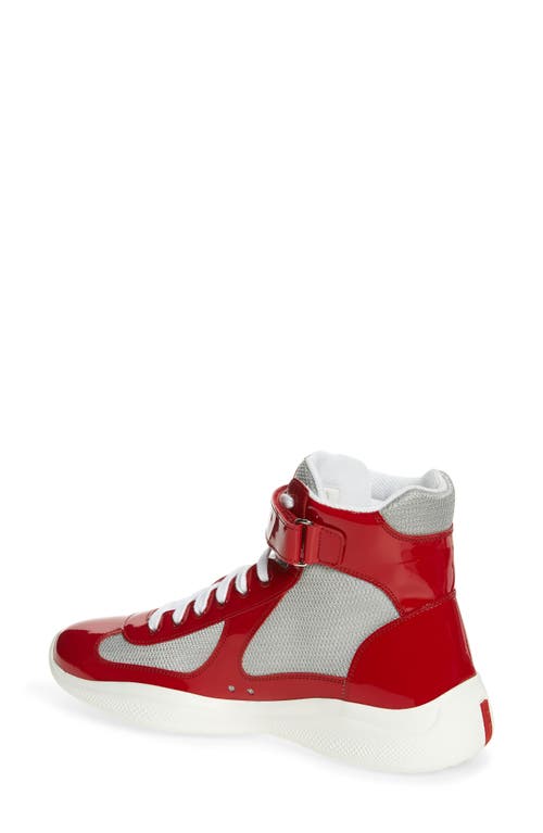 PRADA PRADA AMERICA'S CUP BIKE HIGH TOP SNEAKER 