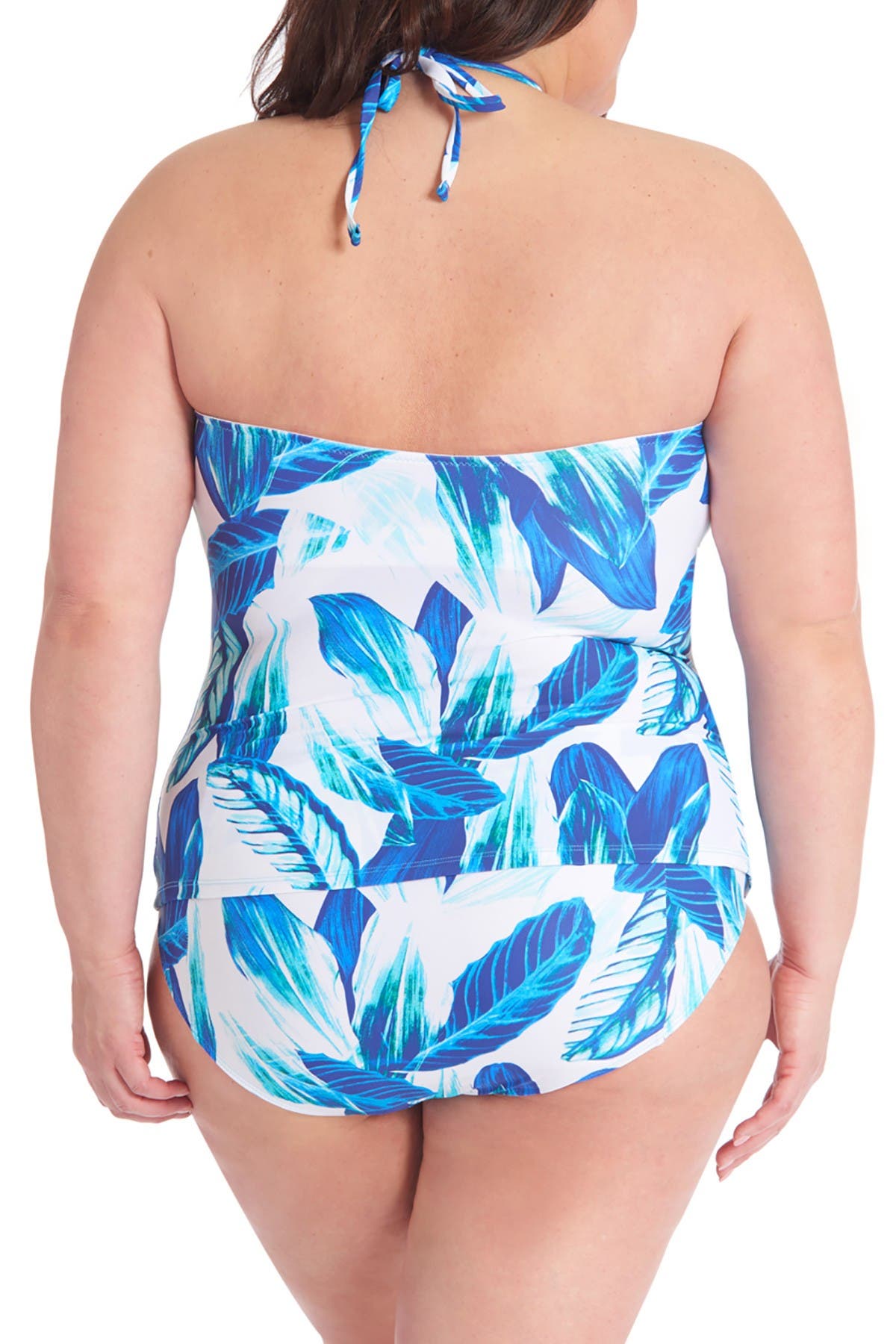 teal tankini top