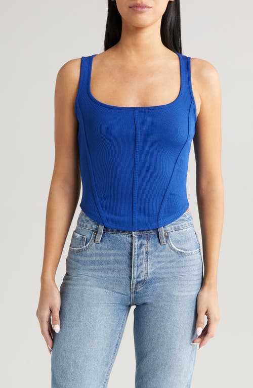 All Favor Square Neck Corset Tank at Nordstrom,