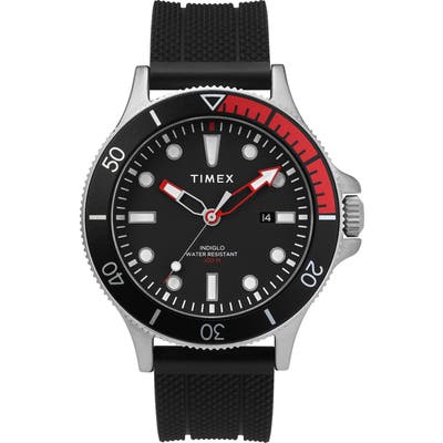 Timex Allied Silicone Strap Watch, 4m