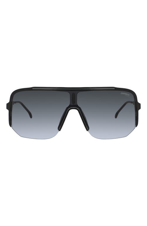 Carrera Eyewear 99mm Oversize Shield Sunglasses In Black Grey/dark Grey Sf