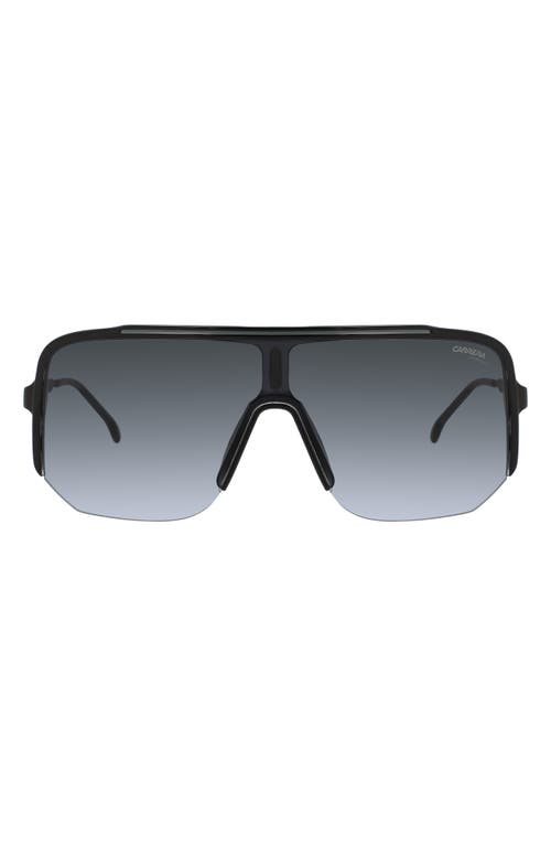 Shop Carrera Eyewear 99mm Oversize Shield Sunglasses In Black Grey/dark Grey Sf