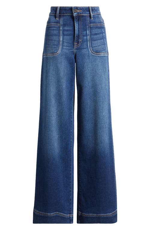 HIDDEN JEANS HIDDEN JEANS PATCH POCKET HIGH WAIST WIDE LEG JEANS