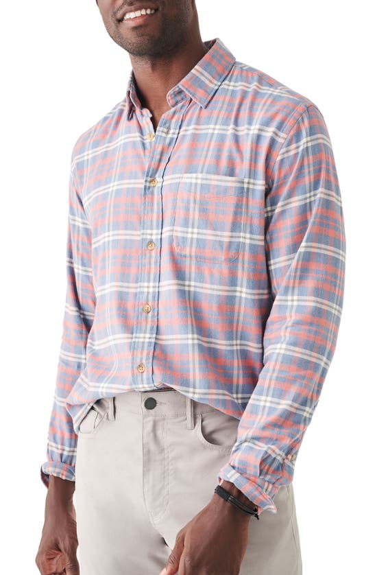 Faherty The Movement Featherweight Flannel Button-up Shirt In Niagara Rivers