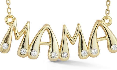 Glaze Jewelry Mama Pendant Necklace In Gold