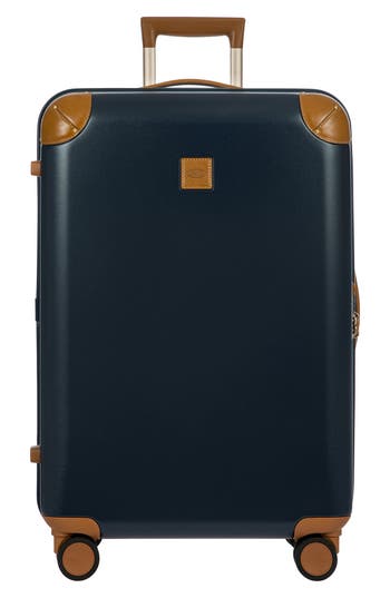 Bric's Amalfi 27" Spinner Suitcase In Blue/tan