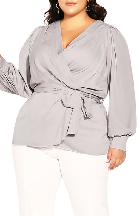 grey blouses for women | Nordstrom