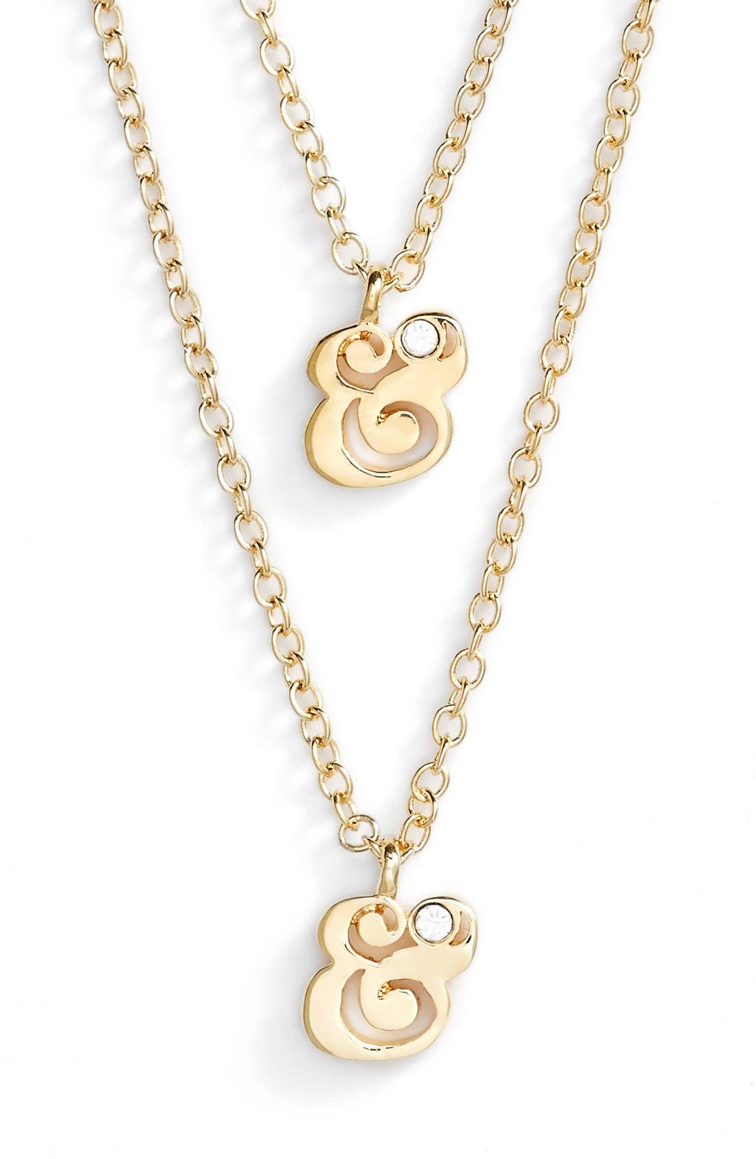 kate spade new york ampersand pendant necklaces (Set of 2) Nordstrom