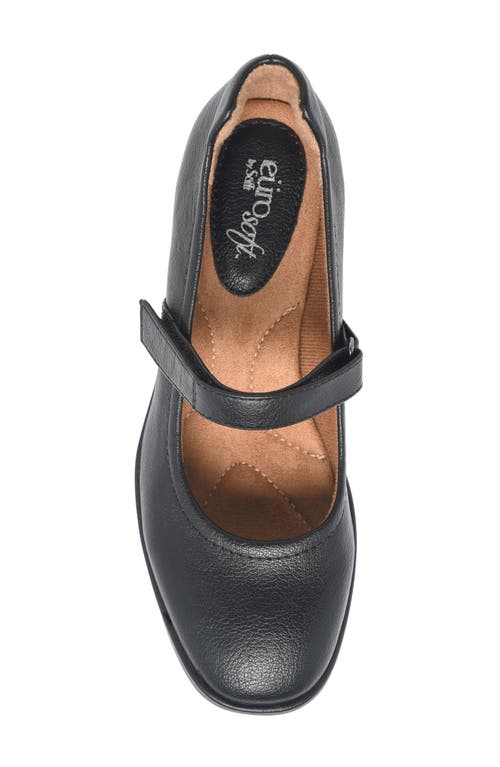 Eurosoft Dalilah Mary Jane Flat In Black