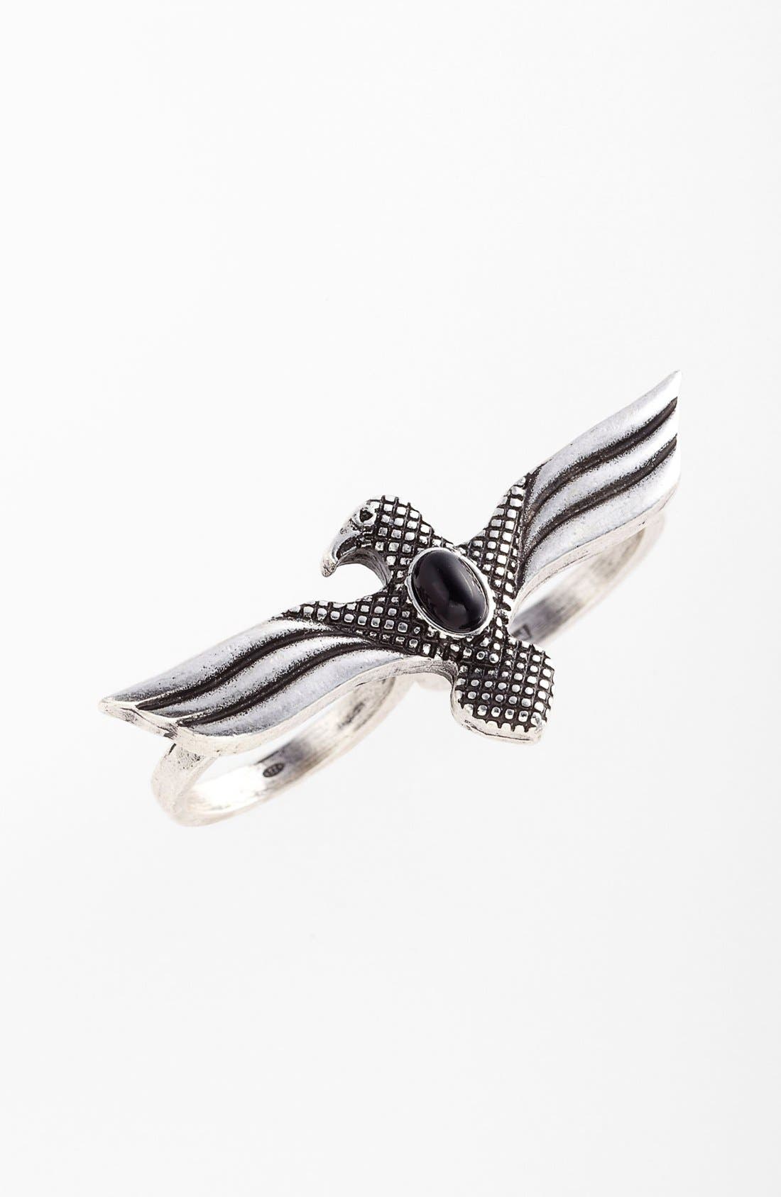 Carbon Copy Eagle Double Finger Ring Nordstrom