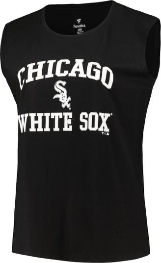 Women's Profile Black Chicago White Sox Plus Size Tank Top Size: 2XL
