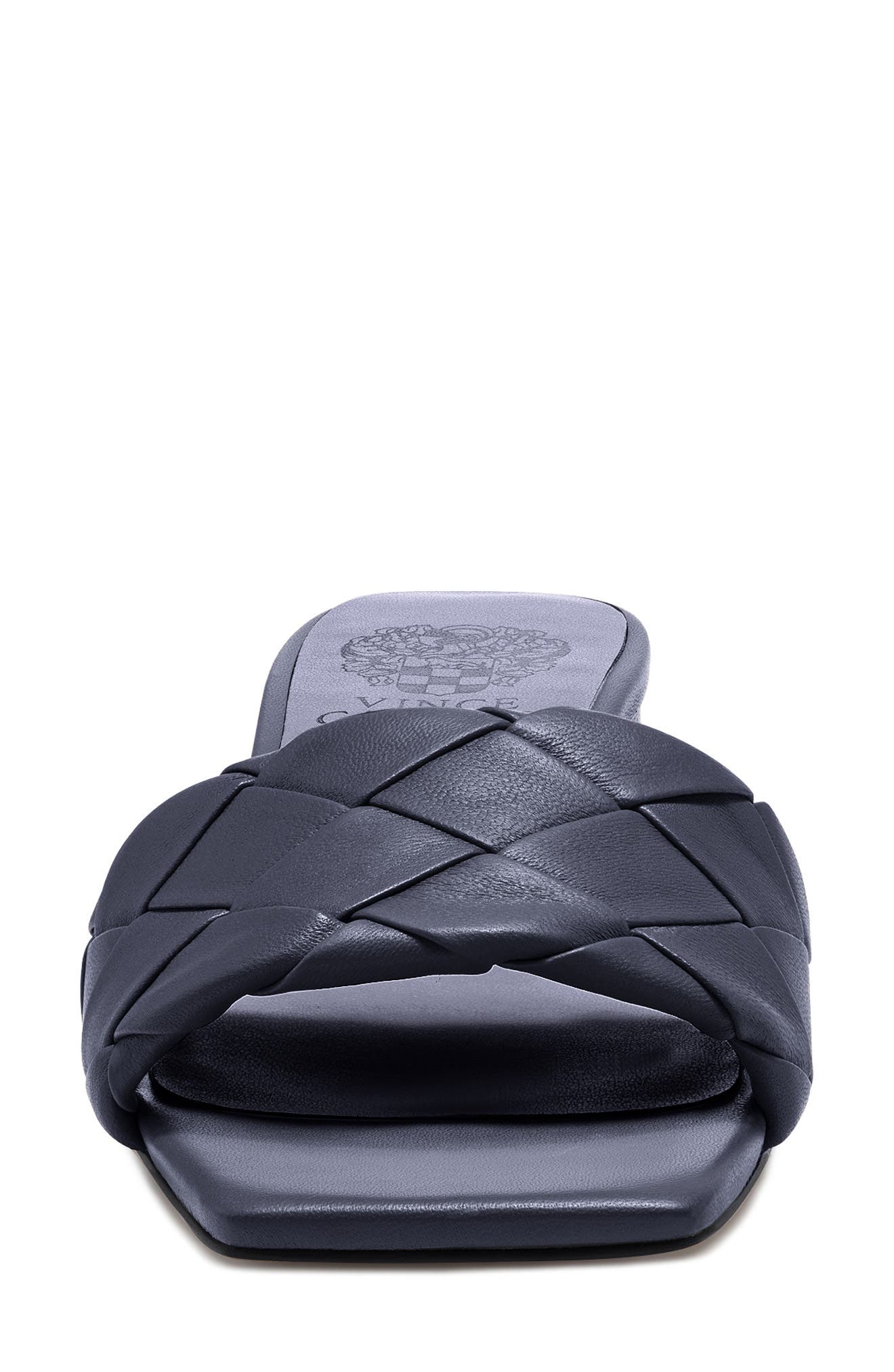 ヴィンスカムート レディース サンダル シューズ Semtera Block Heel Slide Sandal NEW NAVY レディース靴 | thesafehandsclinic.com