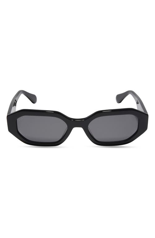 Allegra 53mm Oval Sunglasses in Grey