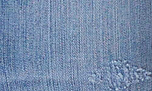 Hint Of Blu Cuffed Crop Skinny Jeans In Worn Blue