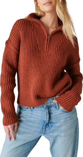 Lucky Brand Womens Bold Stripe Pullover Sweater, Multicoloured, Medium