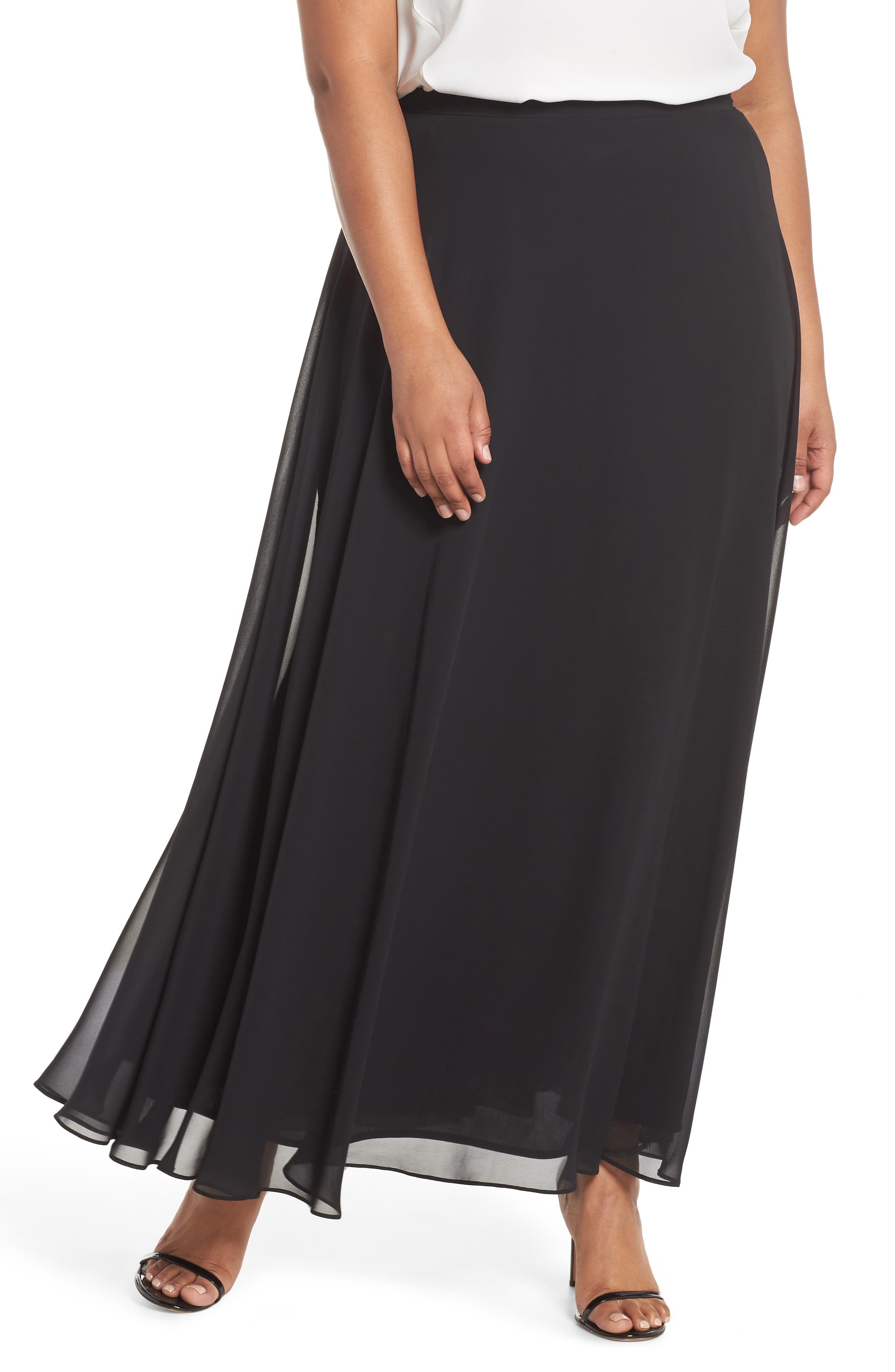 Alex Evenings Long Circle Skirt (Plus Size) Nordstrom