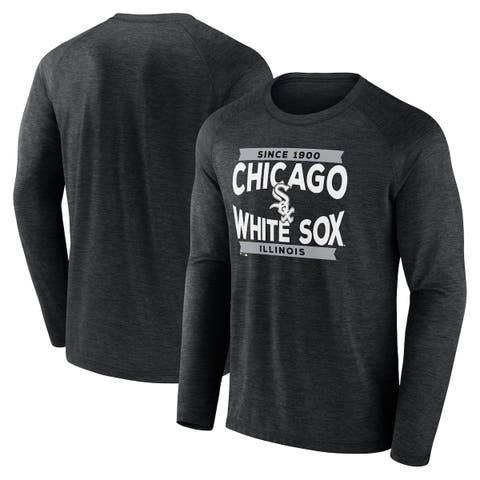 Men's Fanatics Branded Heathered Gray Chicago White Sox Cooperstown  Collection Forbes Team T-Shirt