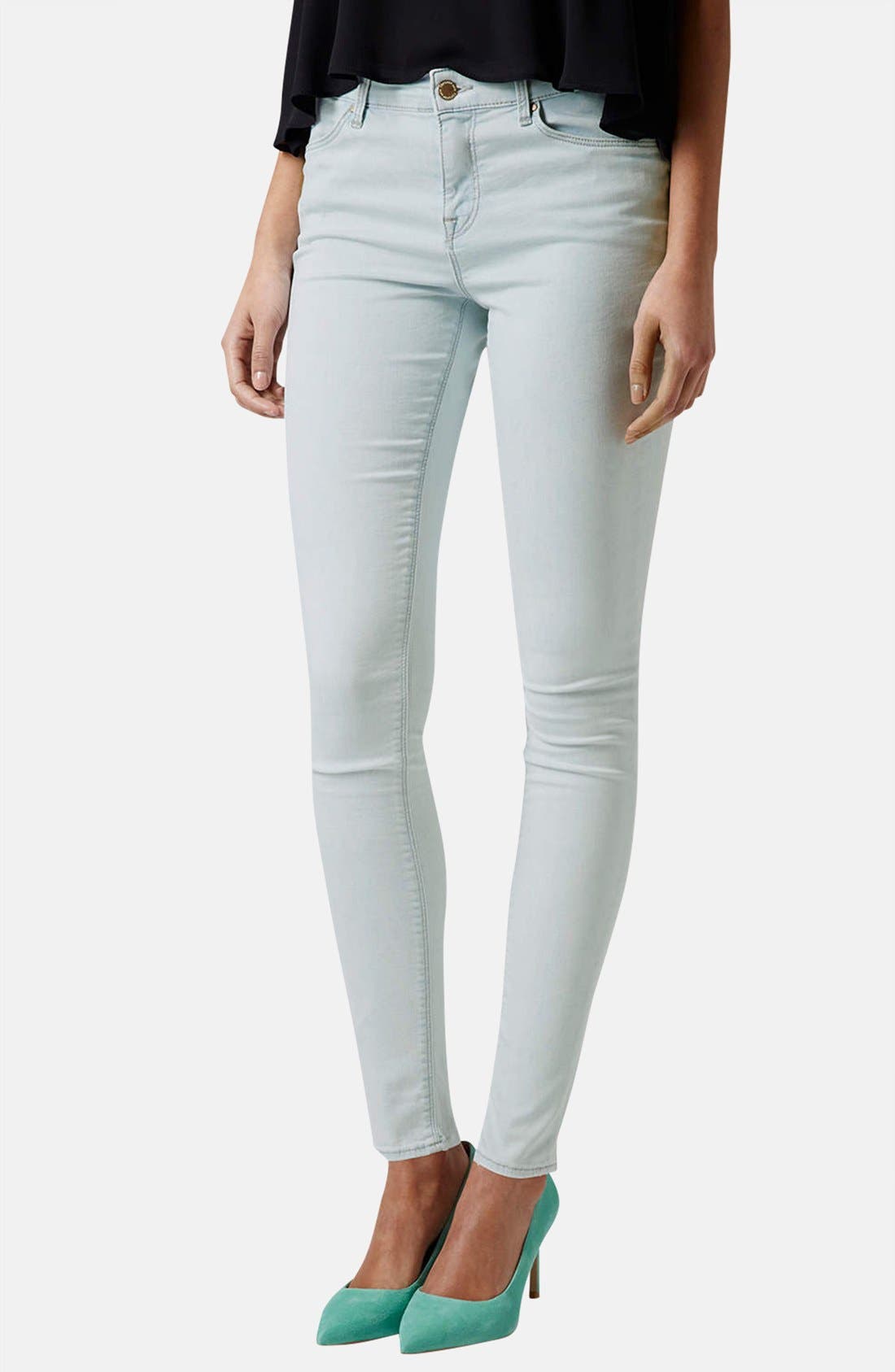 topshop mid rise skinny jeans