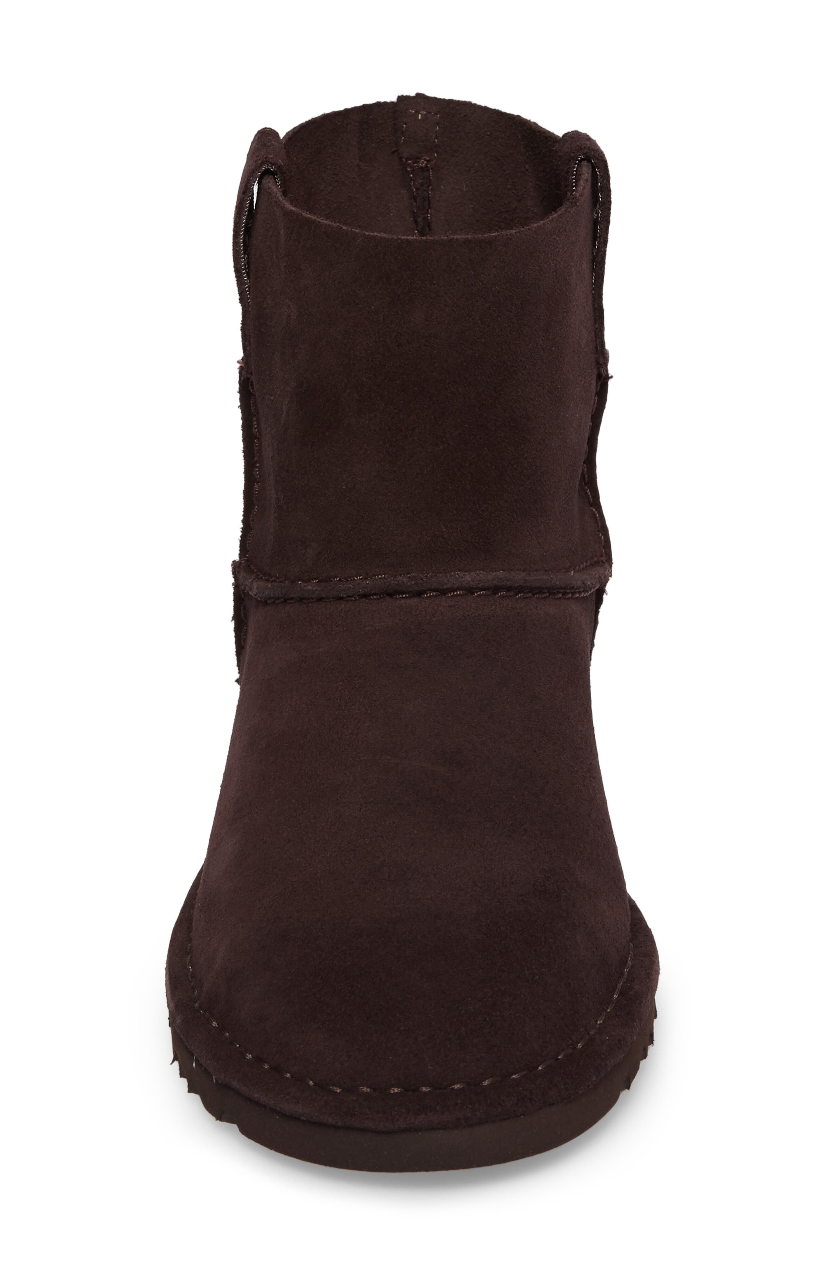 classic unlined leather bootie