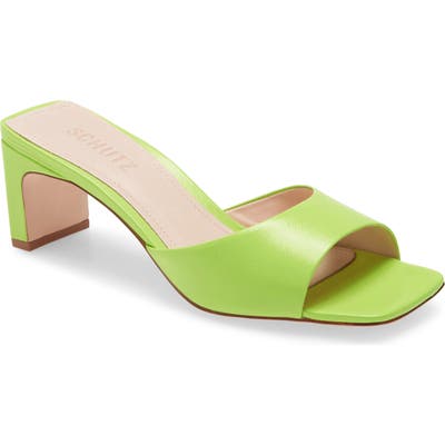 Schutz Queliana Slip-On Sandal- Green