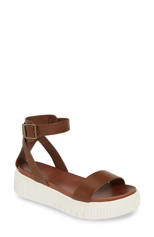 UPC 742282264052 product image for MIA Lunna Platform Ankle Strap Sandal in Cognac at Nordstrom, Size 7 | upcitemdb.com