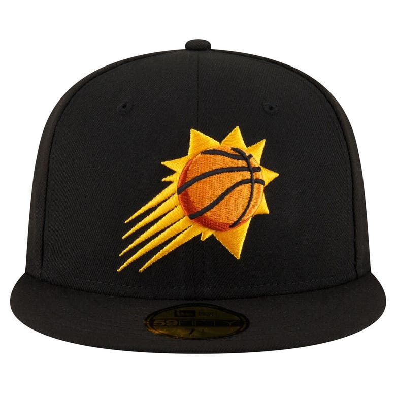 Shop New Era Black Phoenix Suns Team 59fifty Fitted Hat