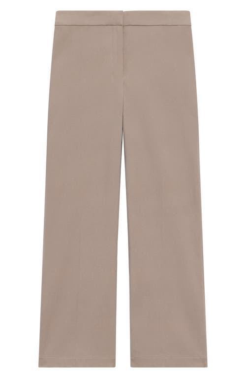 Shop Theory Kick Crop Pants In Cinder