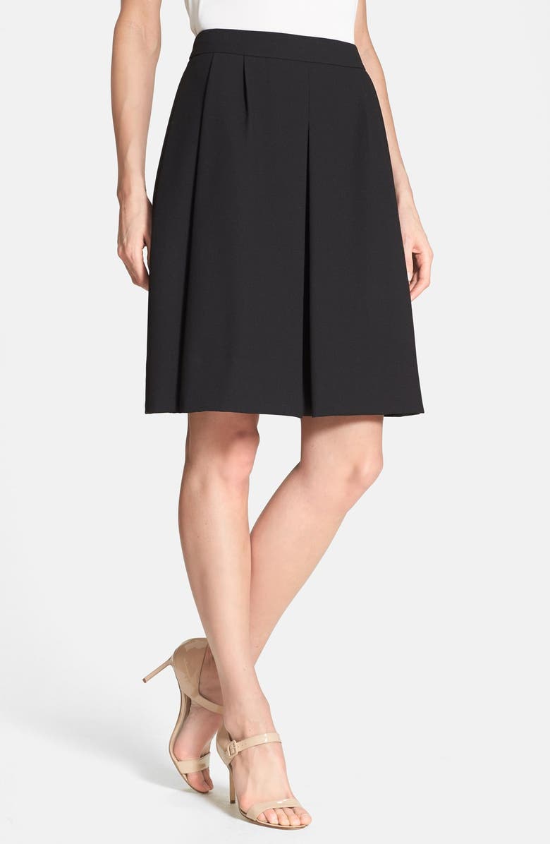 Classiques Entier® 'Edie' Textured Pleated Skirt | Nordstrom