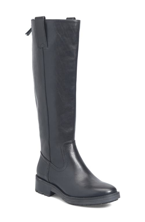 Samantha II Water Resistant Knee High Boot in Black