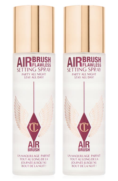 Charlotte Tilbury Airbrush Flawless Makeup Setting Spray Duo $76 Value
