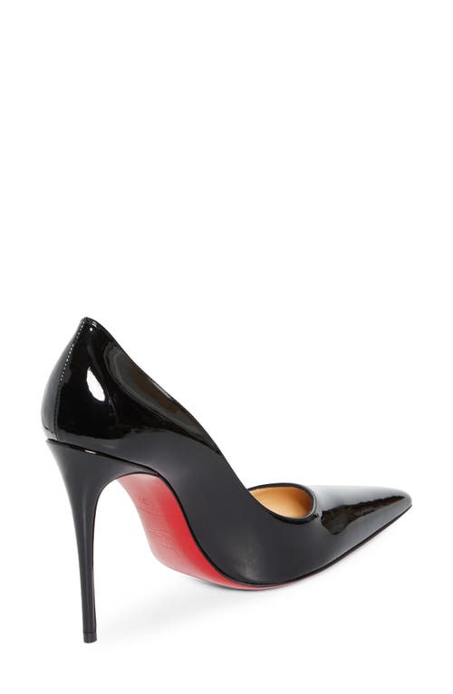 Shop Christian Louboutin Kate Max Patent Pump In Black