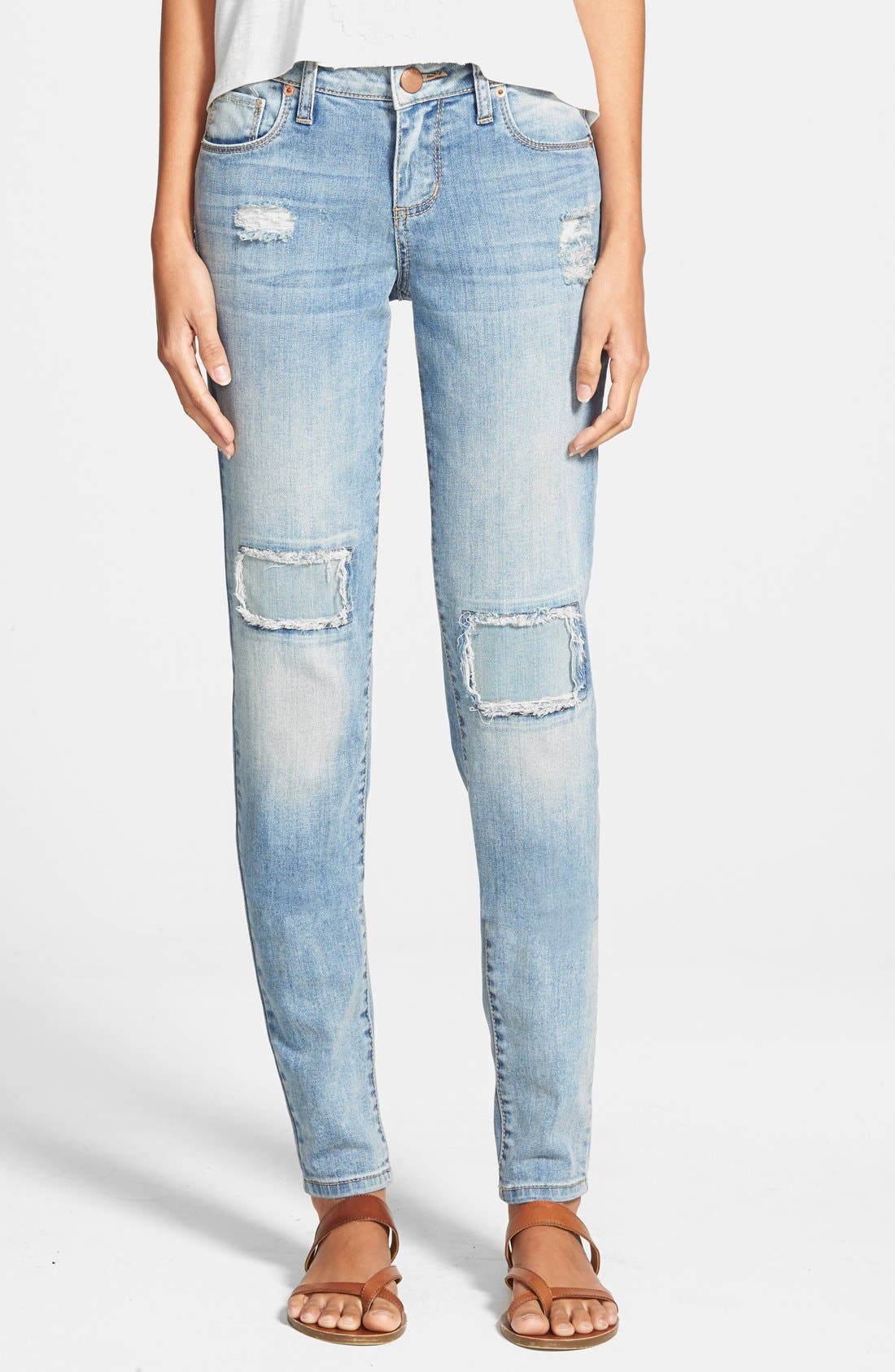 STS Blue 'Piper' Rip & Repair Skinny Jeans (Bellevue Beach) Nordstrom
