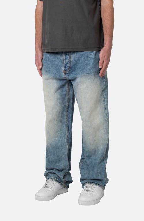 Mnml Ultra Baggy Jeans In Medium Blue