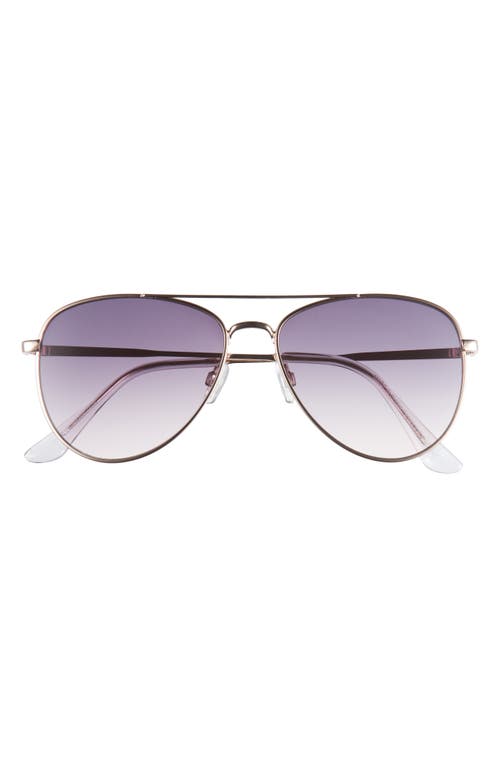 Bp. 55mm Gradient Aviator Sunglasses In Goldlack